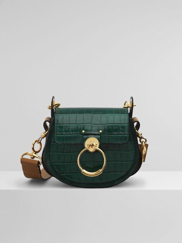 Chloé Bolsos Mujer Tess Verde Nylon UJAS56742